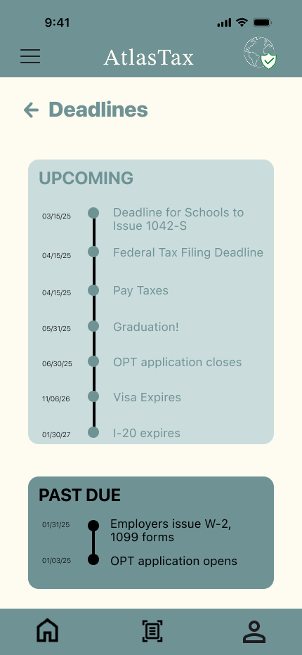 After: curated deadlines